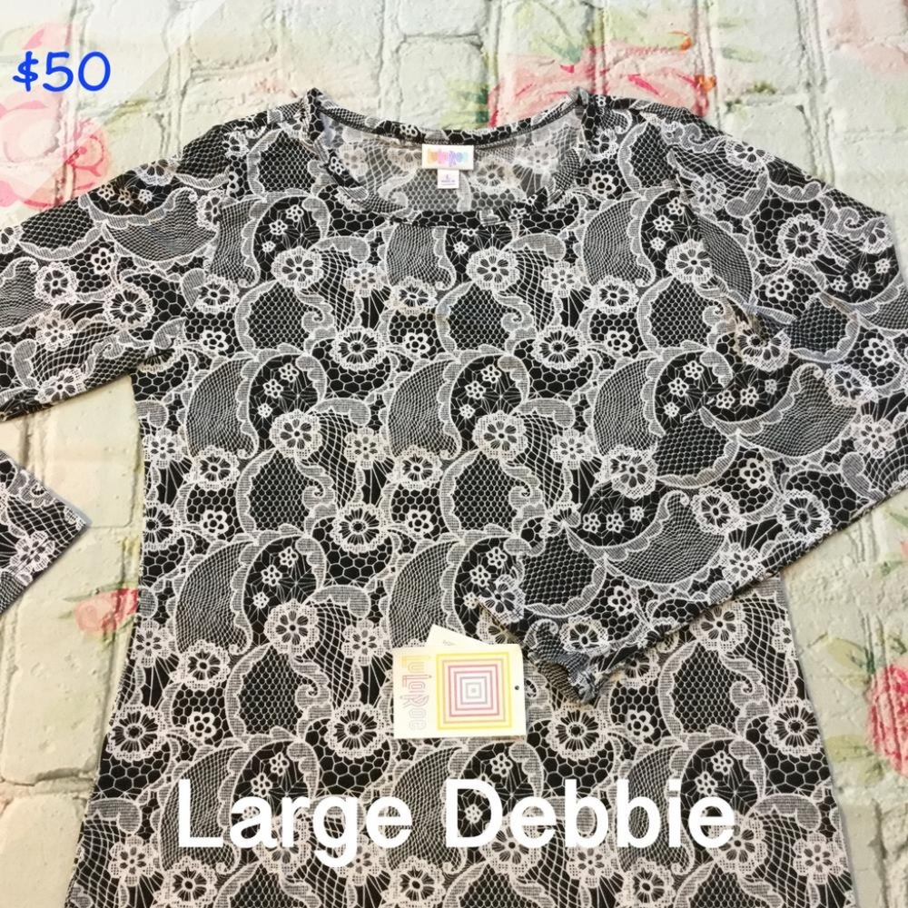 NEW LuLaRoe DEBBIE dress size Large